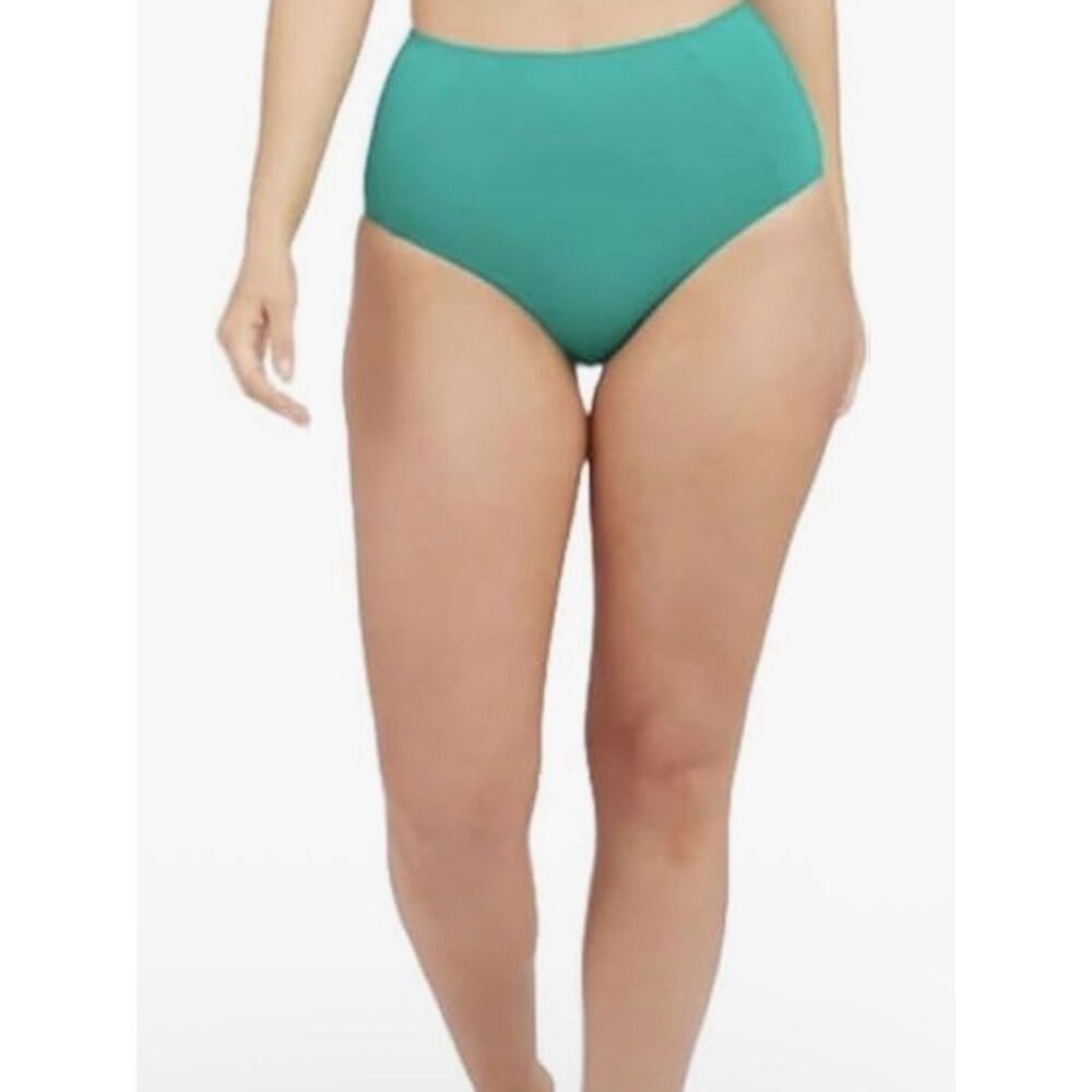 SPANX Womens Swim Brief, Mystic Green, NWT